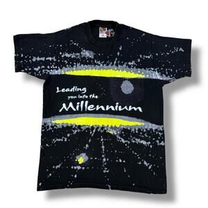 Fruit of the Loom Black and Yellow Short Sleeve Tee